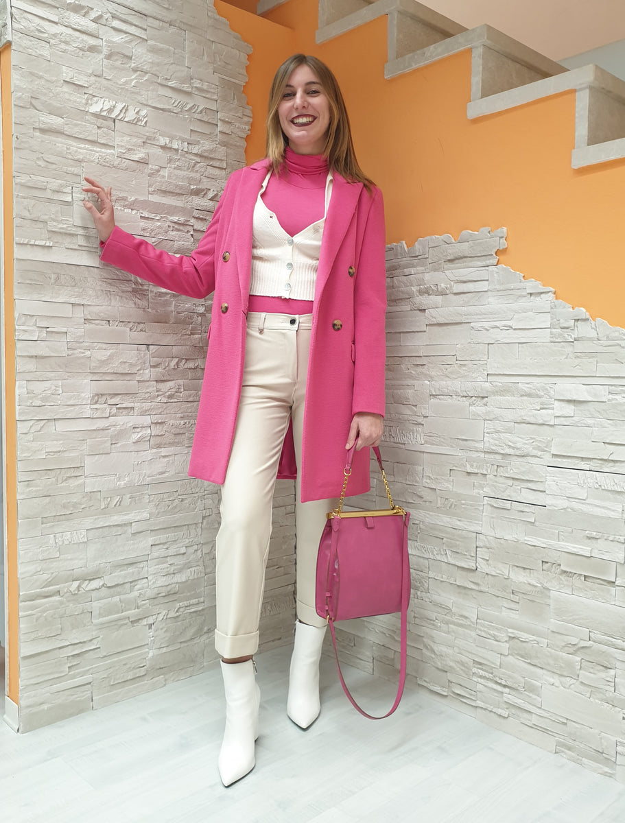 Cappotto rosa shocking
