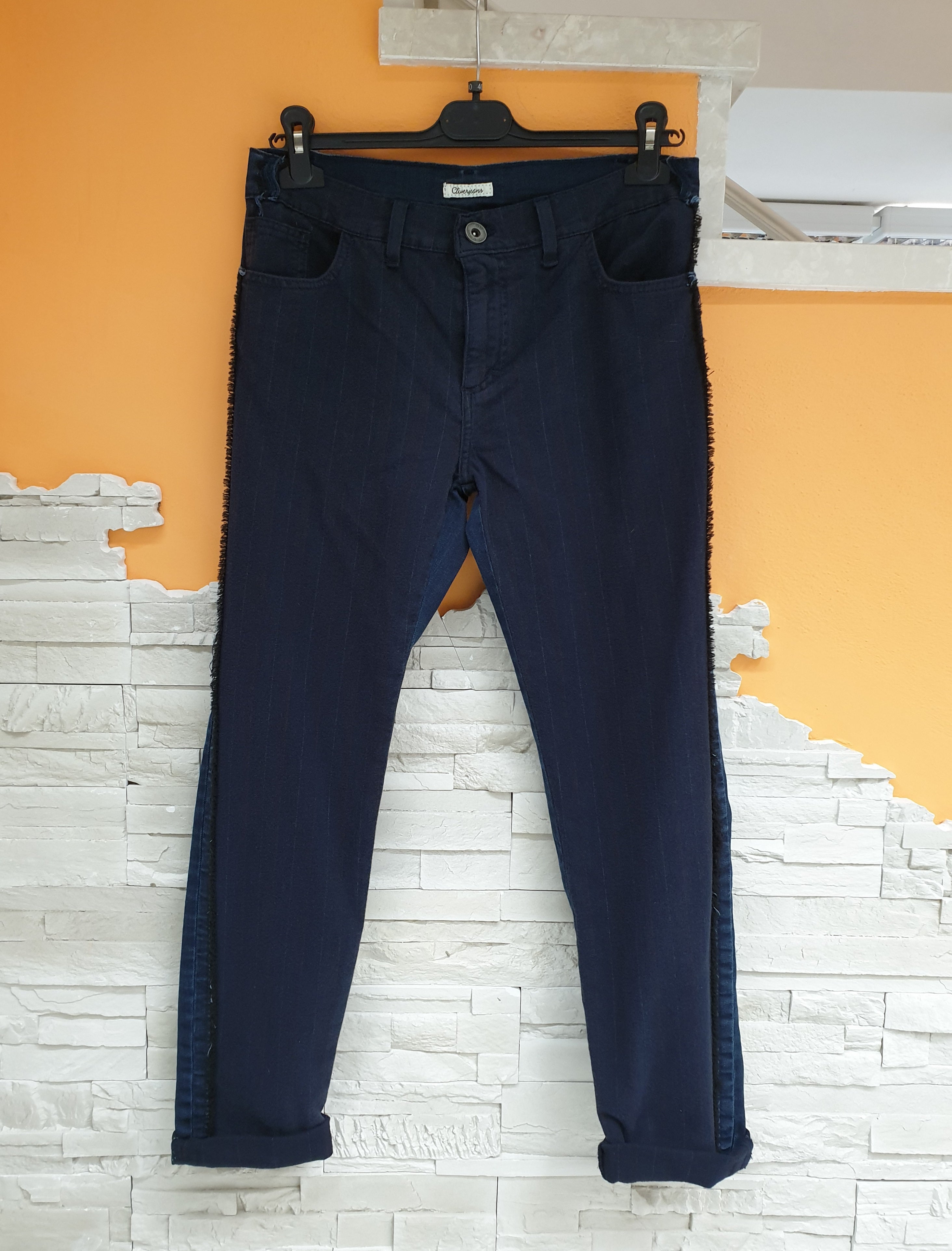 Jeans soft bi-tessuto