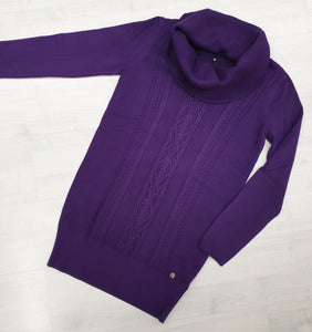 Maglia lunga viola