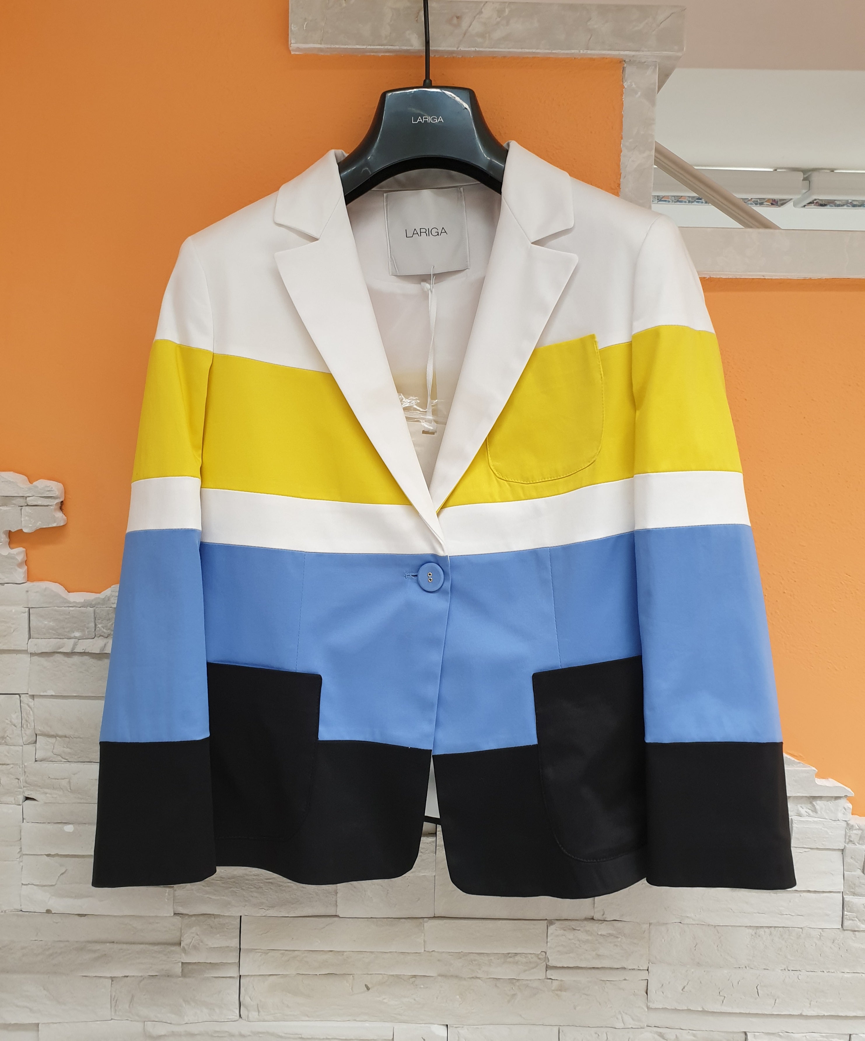 Giacca colorblock