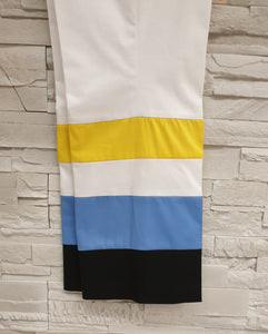 Pantalone colorblock