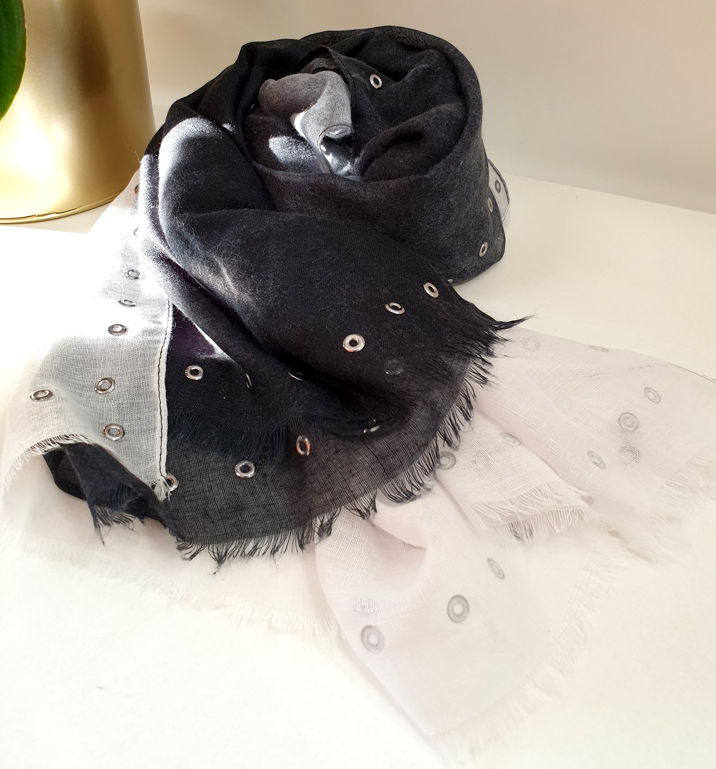 Pashmina borchiette black