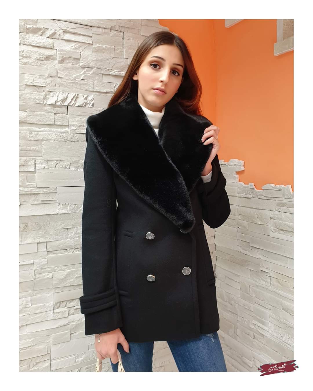 Cappotto corto doppopetto Marciano